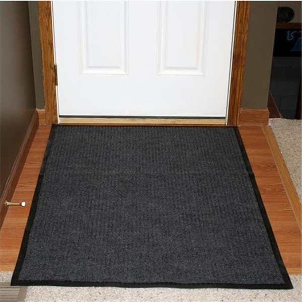 Durable Corp oration 613S0035CH 3 ft. W x 5 ft. L Spectra Rib Entrance Mat in Charcoal 613S35CH - main